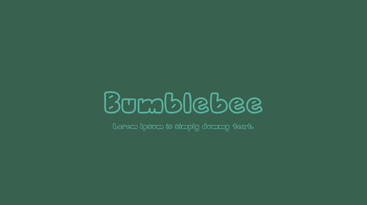 Bumblebee Font