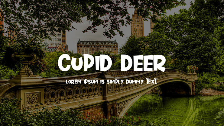 Cupid Deer Font