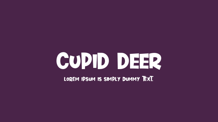 Cupid Deer Font