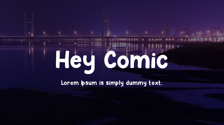 Hey Comic Font
