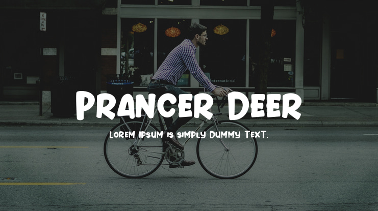Prancer Deer Font