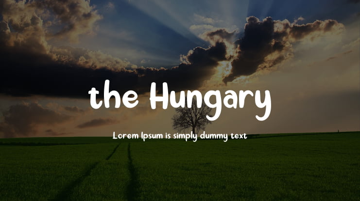 the Hungary Font
