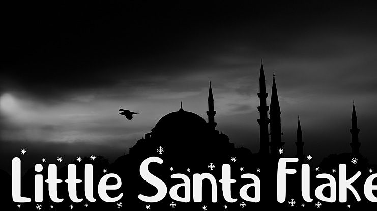 Little Santa Flake Font