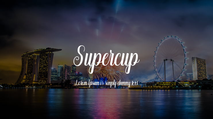 Supercup Font