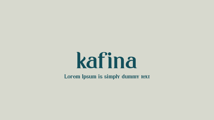 kafina Font