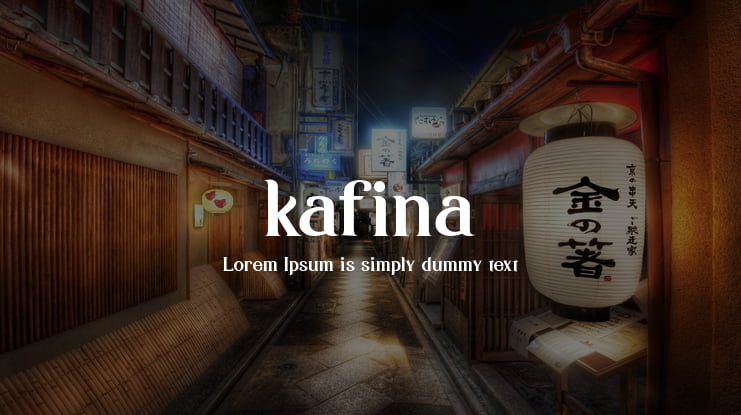 kafina Font