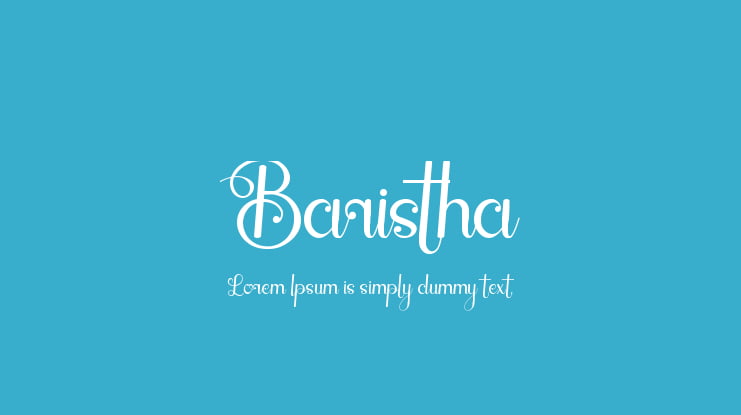 Baristha Font