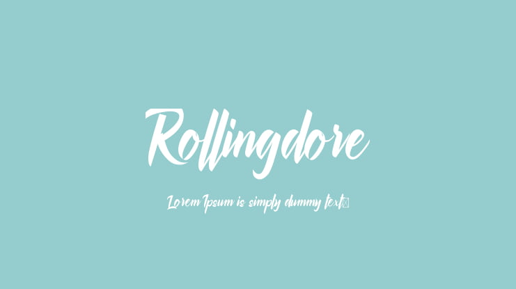 Rollingdore Font