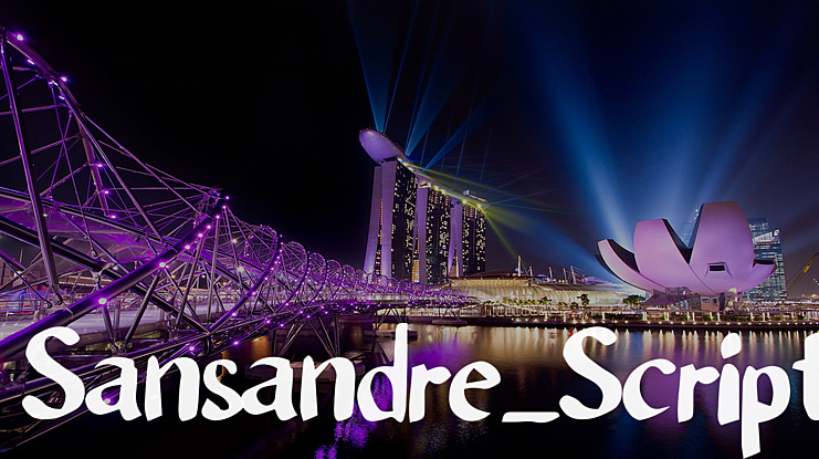 Sansandre_Script Font
