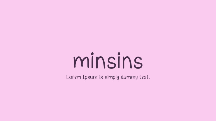 minsins Font