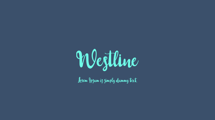 Westline Font