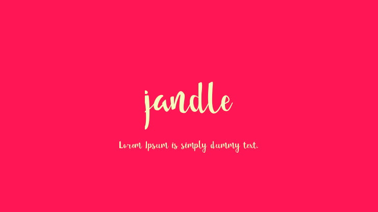 jandle Font