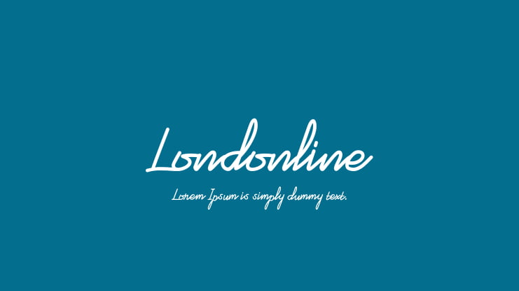 Londonline Font
