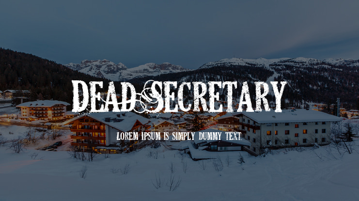 Dead Secretary Font