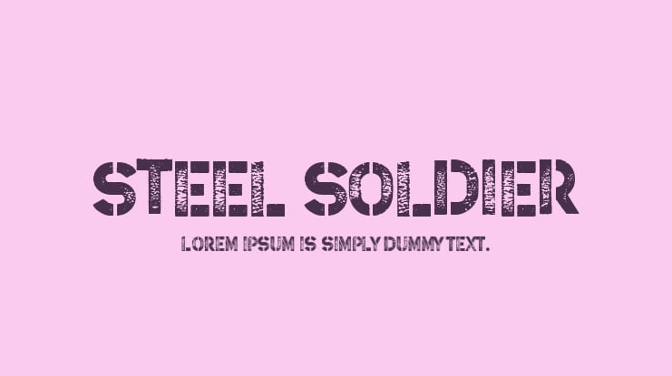 Steel Soldier Font