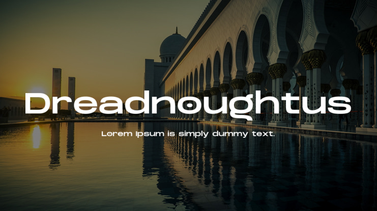 Dreadnoughtus Font