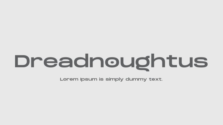 Dreadnoughtus Font