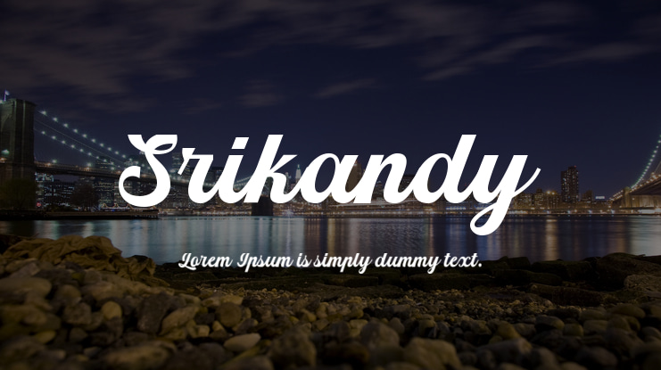 Srikandy Font