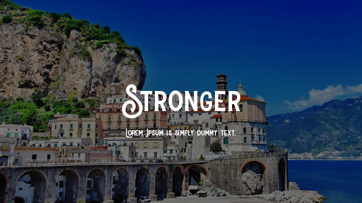 Stronger Font Family