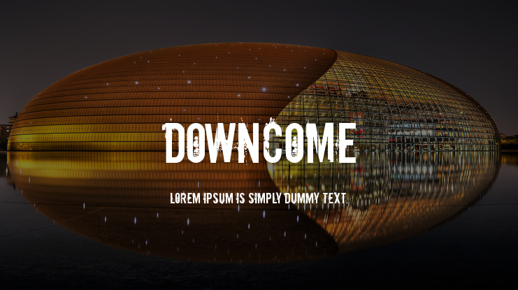 Downcome Font
