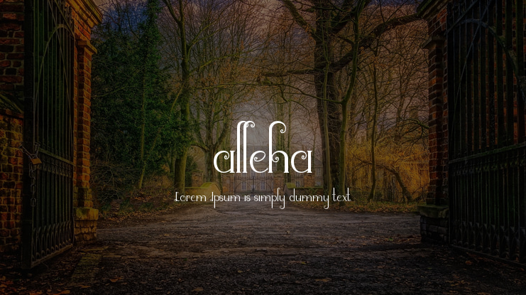 alleha Font