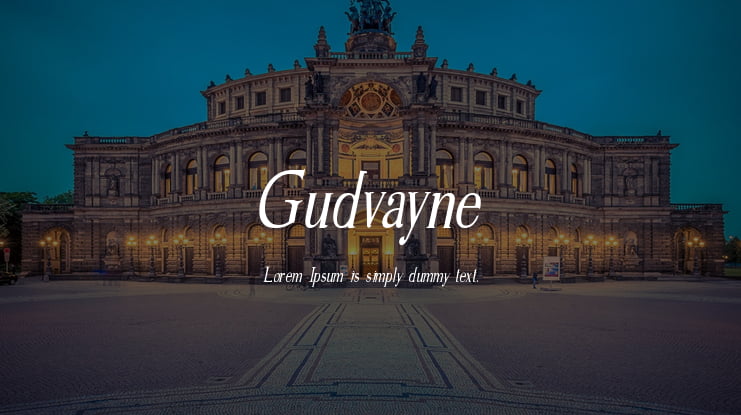 Gudvayne Font Family