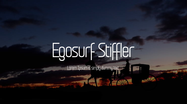 Egosurf Stiffler Font Family