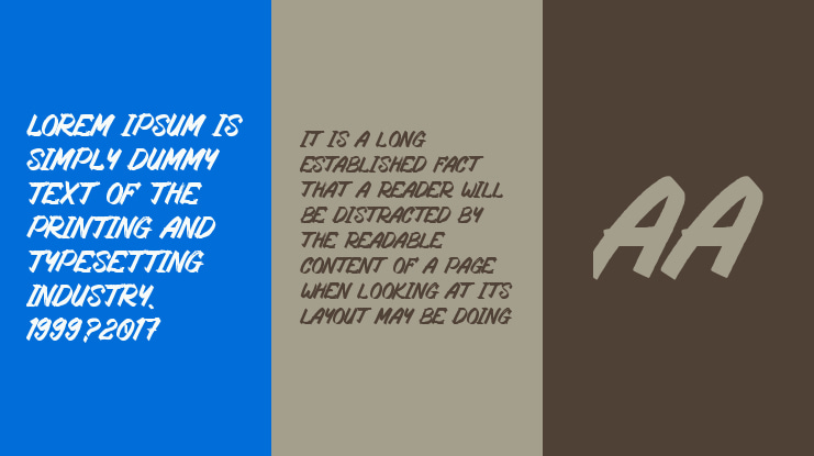 Rostering Brush Font