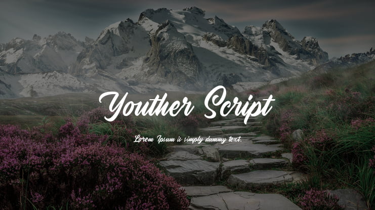 Youther Script Font