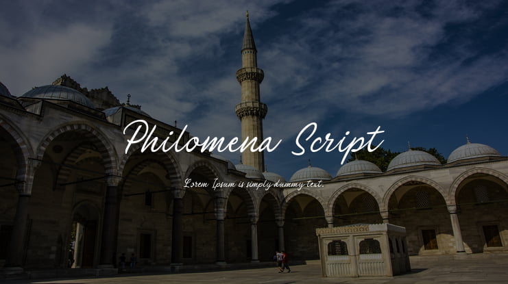 Philomena Script Font