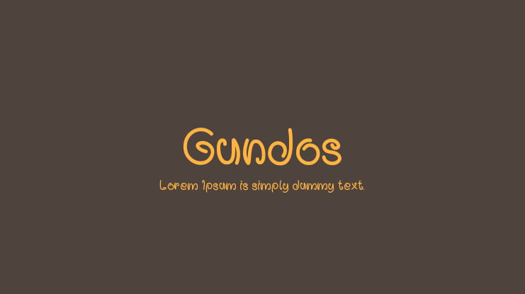 Gundos Font