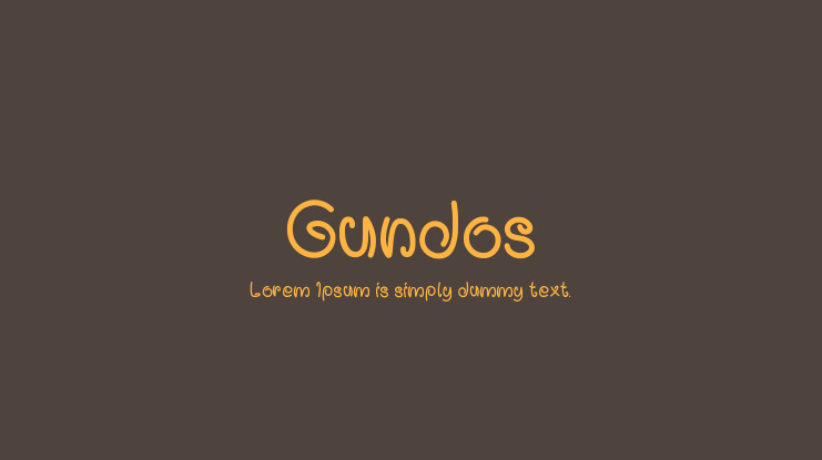 Gundos Font