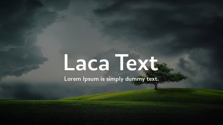 Laca Text Font Family