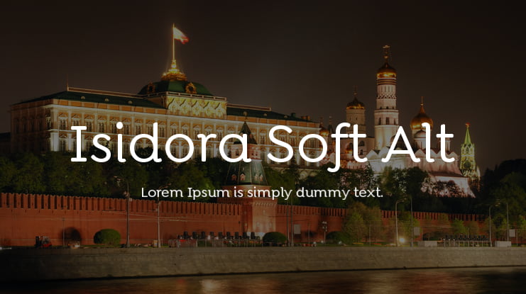 Isidora Soft Alt Font Family