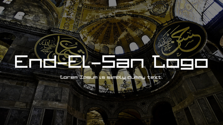 End-El-San Logo Font