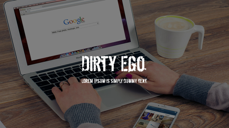 Dirty Ego Font