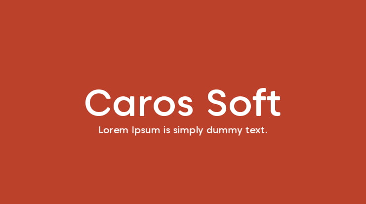 Caros Soft Font Family
