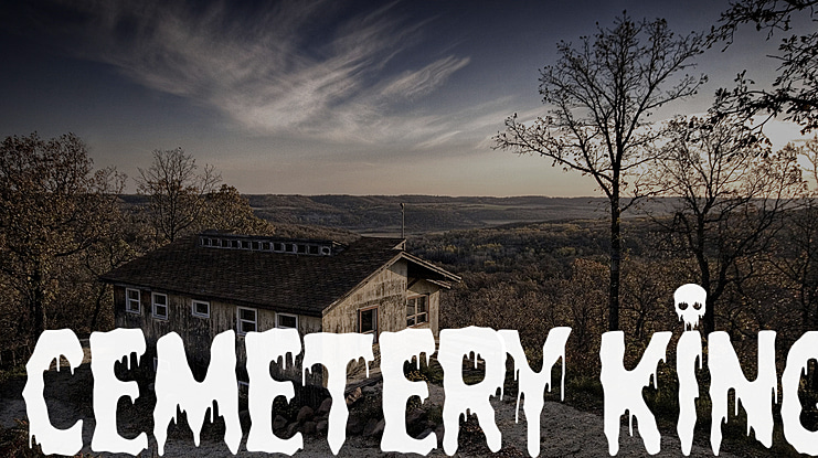 Cemetery King Font