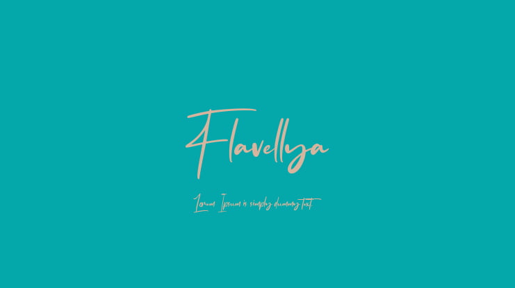 Flavellya Font