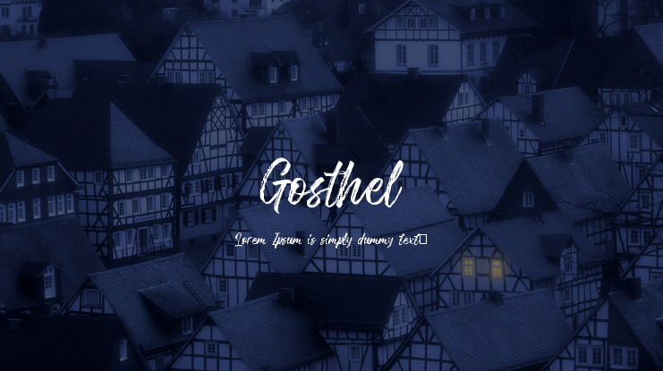 Gosthel Font