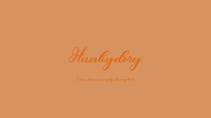 Hunkydory Font
