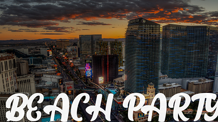 BEACH PARTY Font