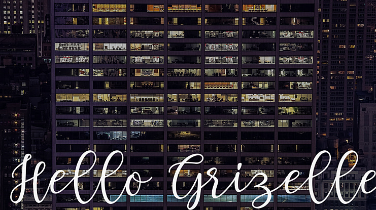 Hello Grizelle Font
