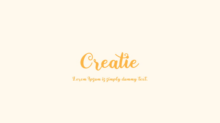 Creatie Font