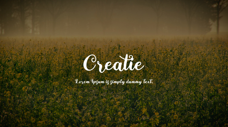 Creatie Font