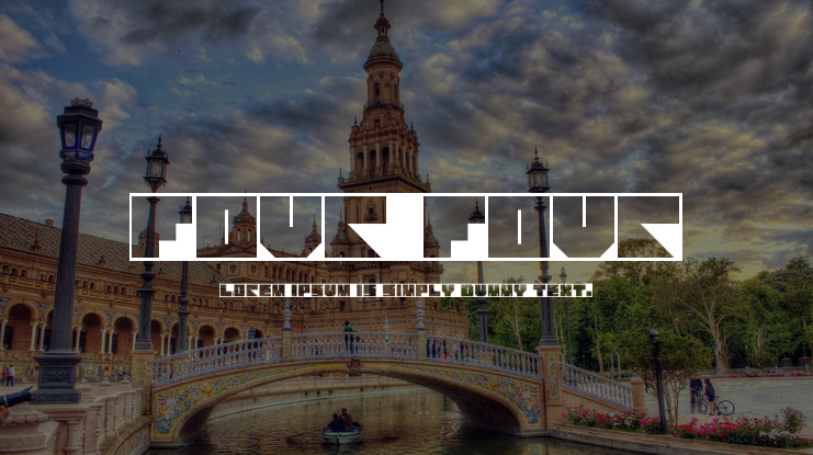 Four Four Font Family