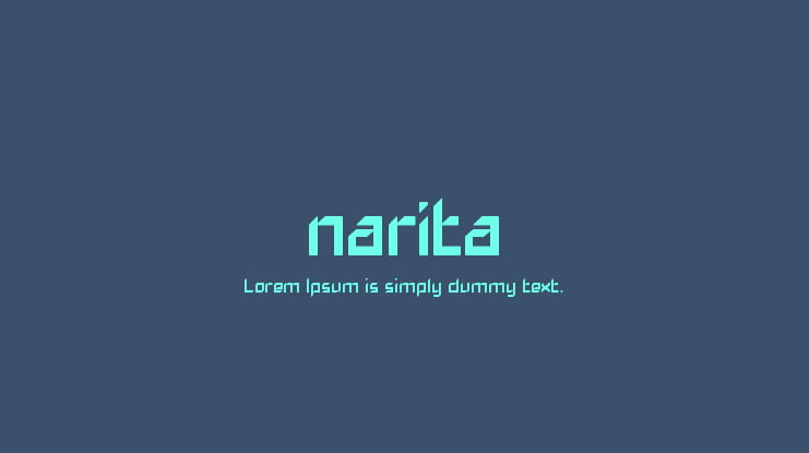 narita Font