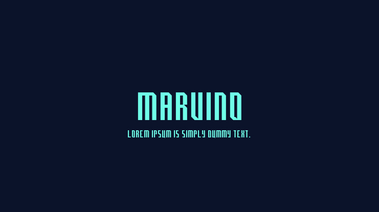 Marvino Font Family