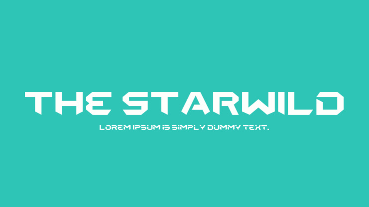 THE STARWILD Font