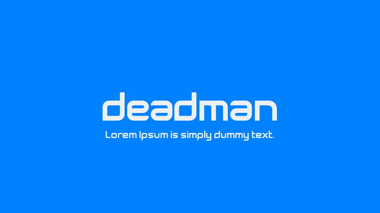 deadman Font